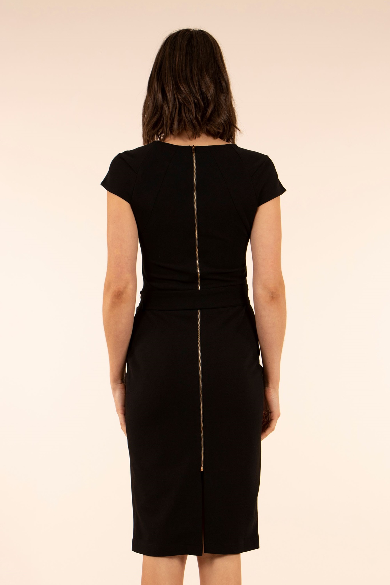 tie waist bodycon dress