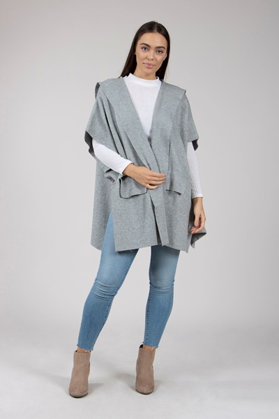 Cardigan Femme Les Copains Taille 44 - Viscose Dorée, Col V, Boutons, Occasion Très Bon état